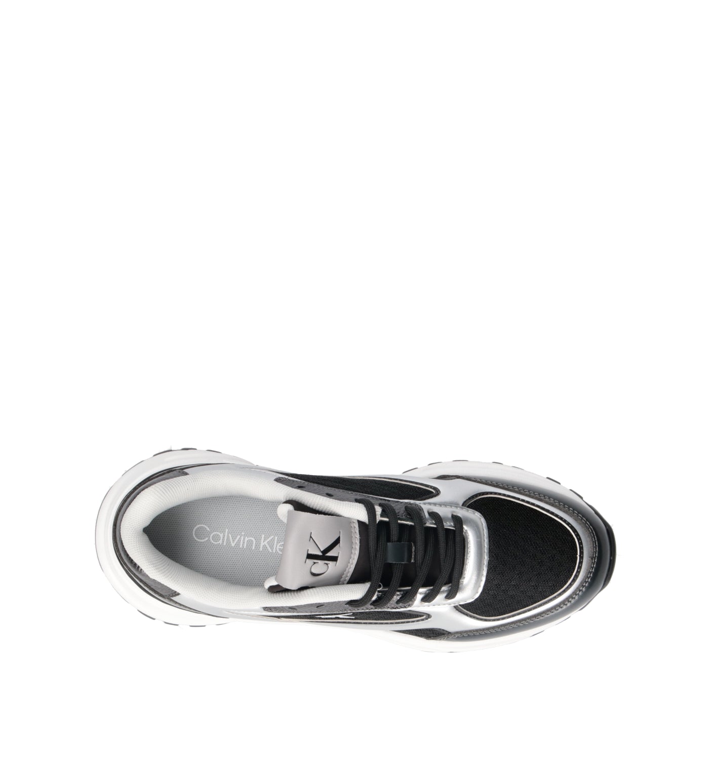 CALVIN KLEIN JEANS Sneaker donna bianca/nera