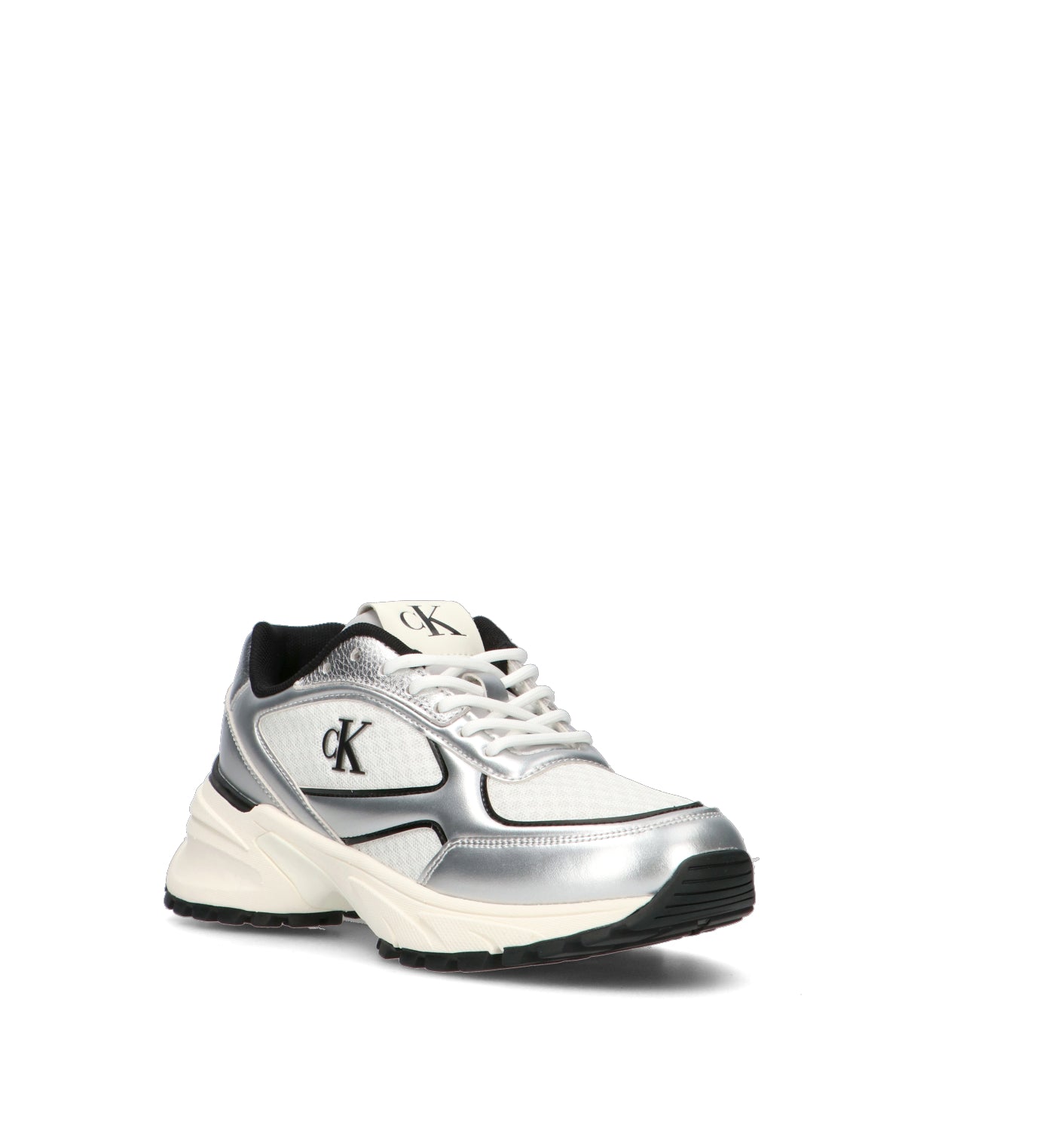 CALVIN KLEIN JEANS Sneaker donna argento