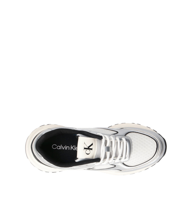 CALVIN KLEIN JEANS Sneaker donna argento