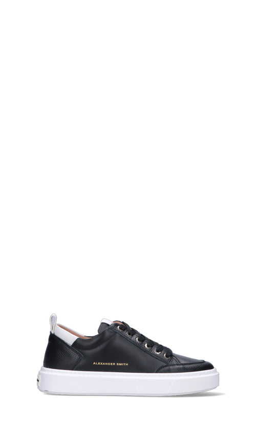 ALEXANDER SMITH Sneaker uomo nera in pelle