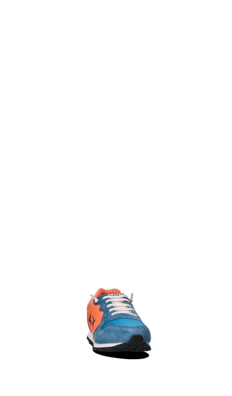 SUN68 Sneaker ragazza azzurra/arancio