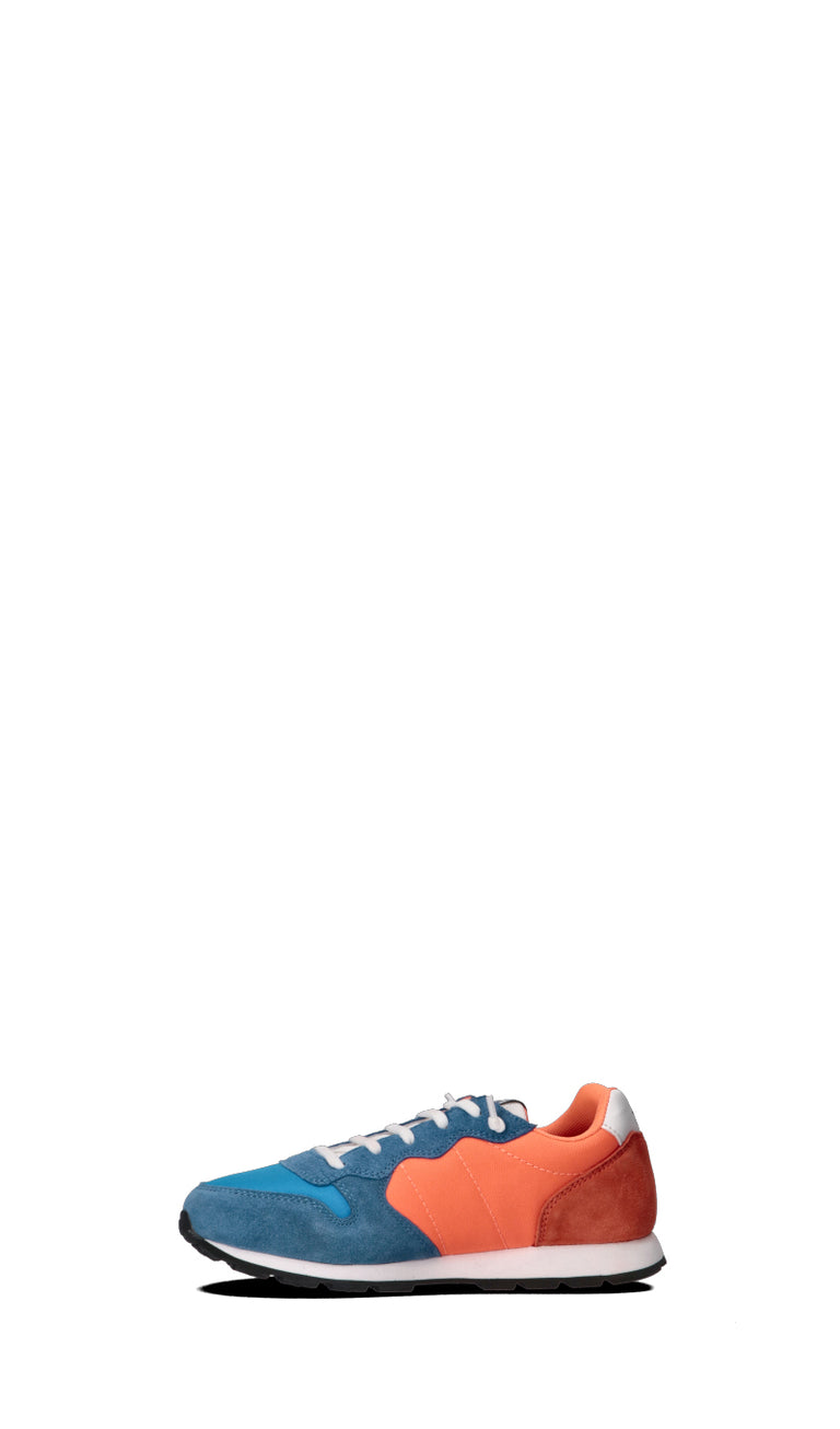 SUN68 Sneaker ragazza azzurra/arancio