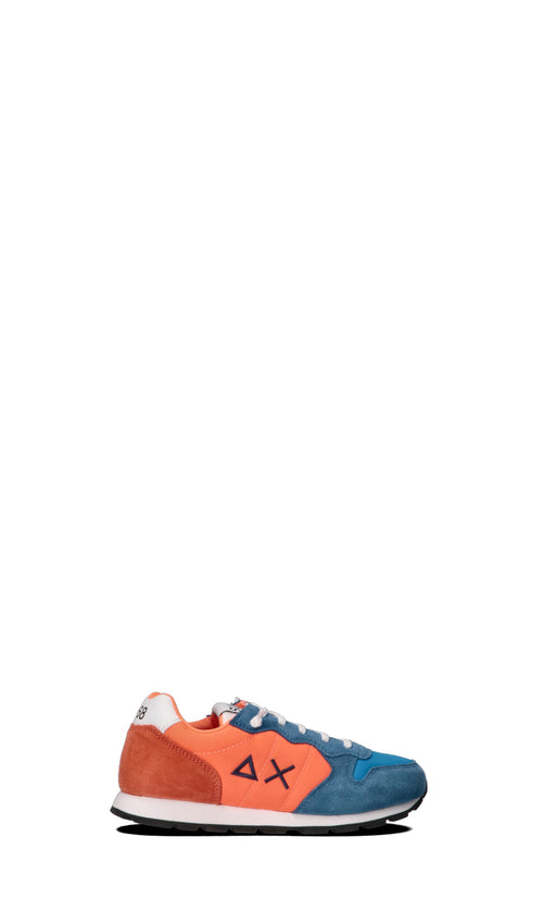 SUN68 Sneaker ragazza azzurra/arancio