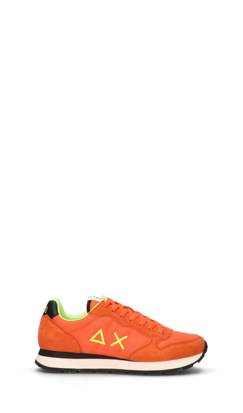 SUN68 Sneaker uomo arancio/nera in suede