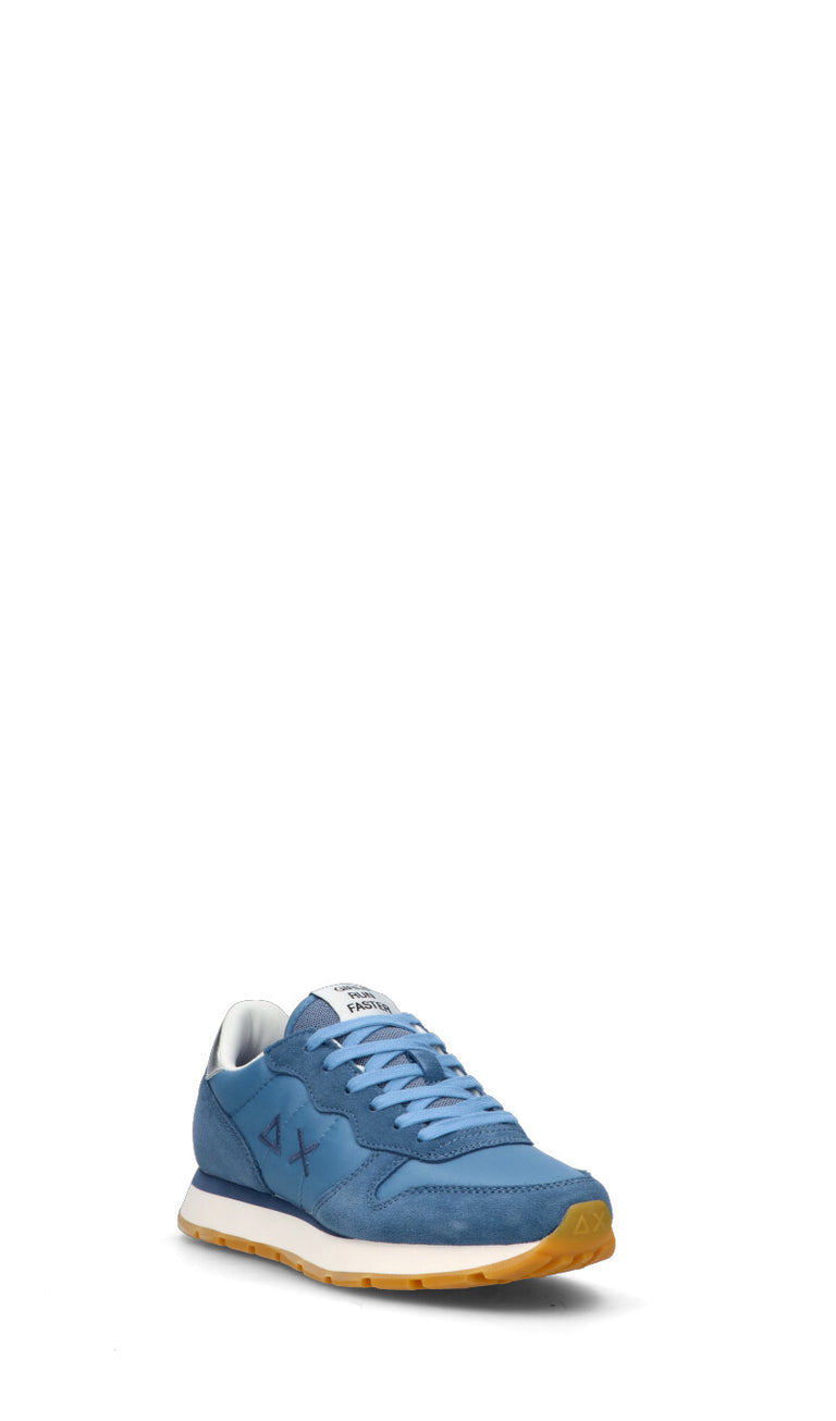 SUN68 Sneaker donna blu in suede