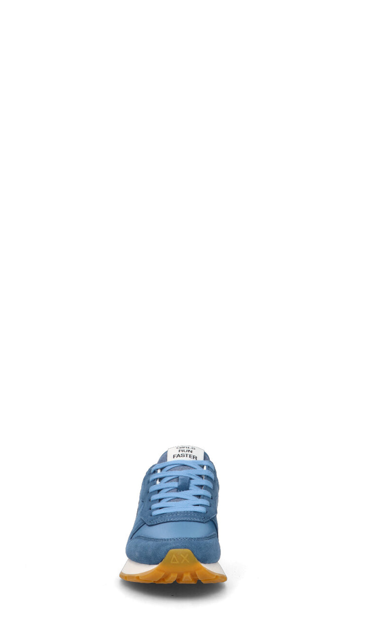 SUN68 Sneaker donna blu in suede