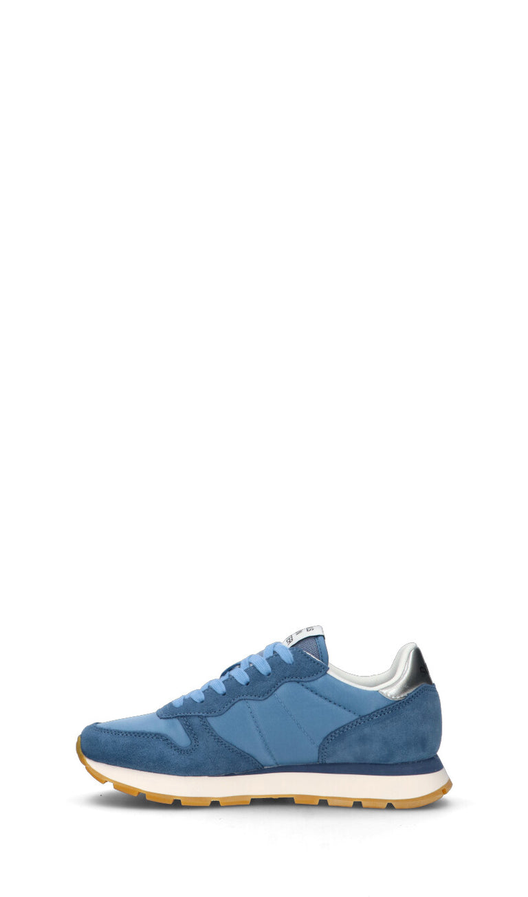 SUN68 Sneaker donna blu in suede