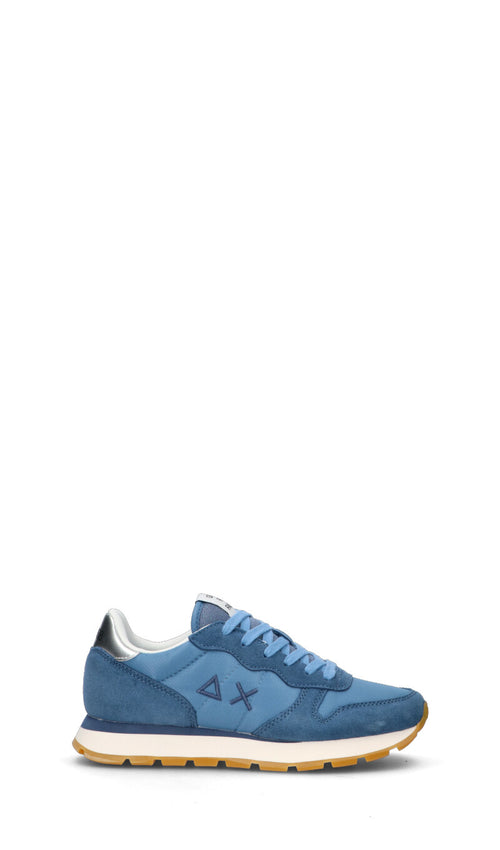 SUN68 Sneaker donna blu in suede