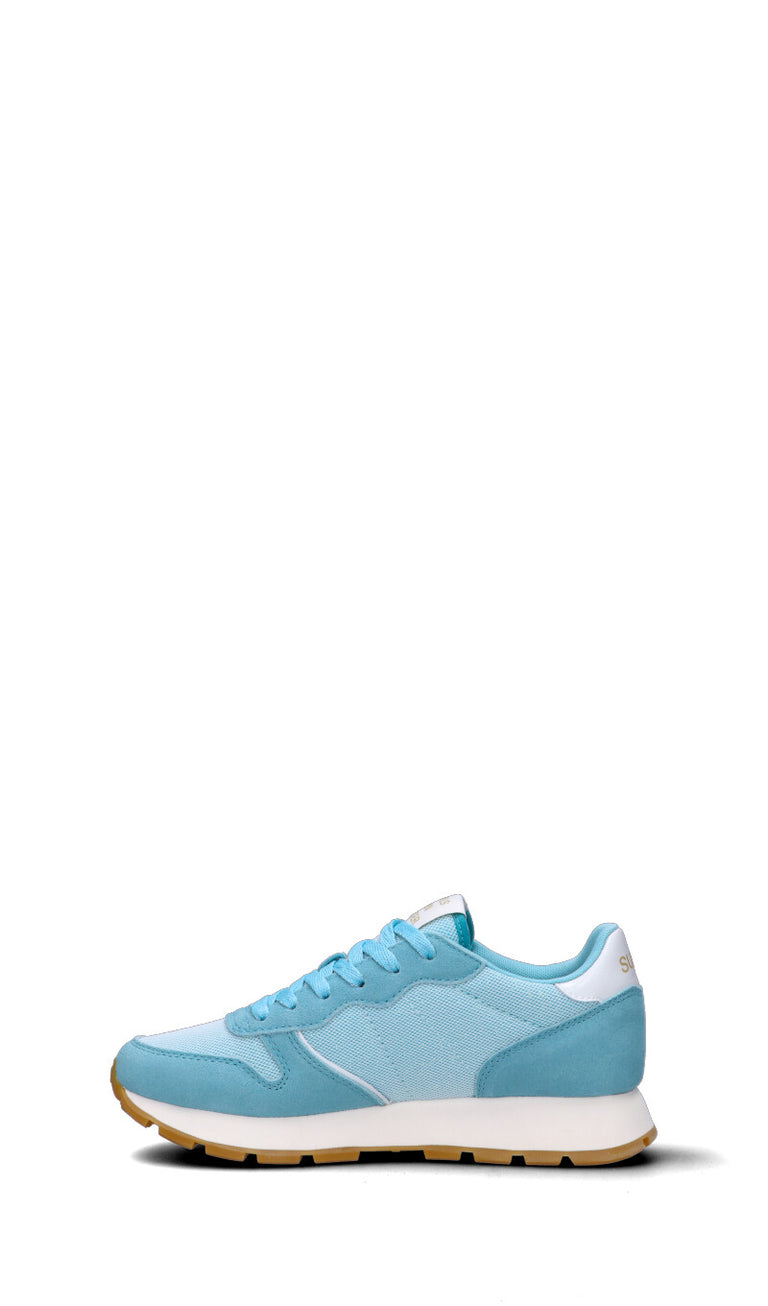 SUN68 Sneaker donna azzurra in suede
