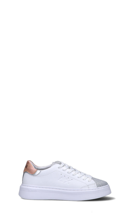 SUN68 Sneaker donna bianca in pelle