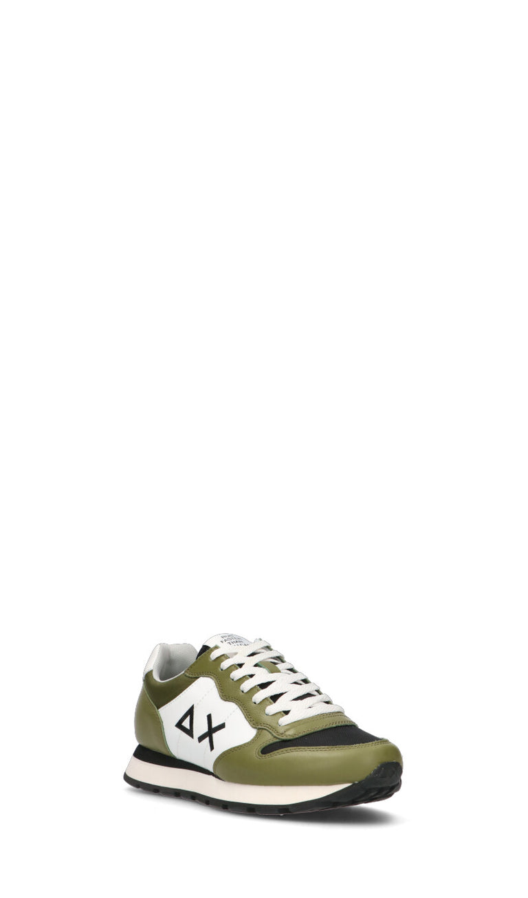 SUN68 Sneaker uomo militare/bianca