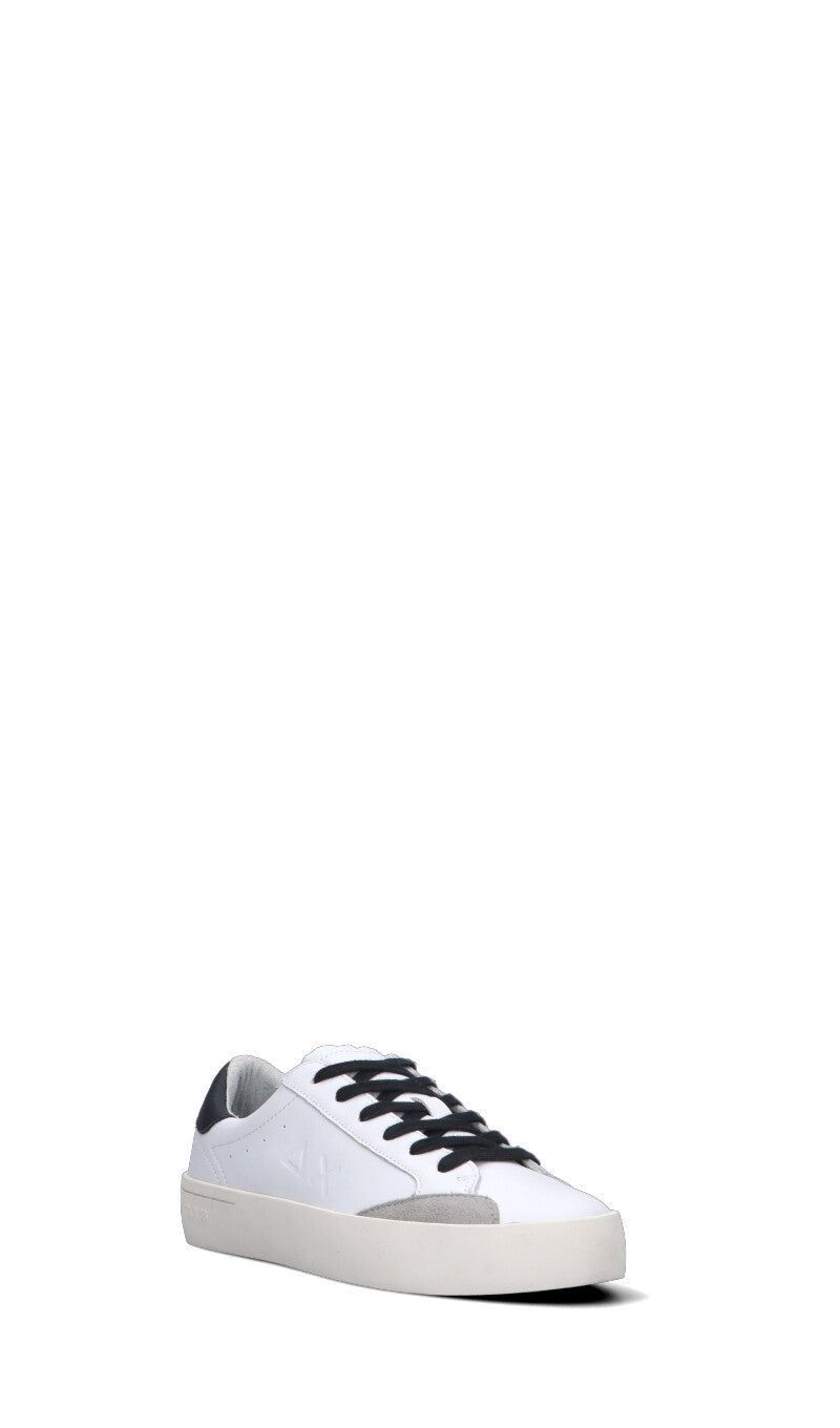 SUN68 Sneaker uomo bianca in pelle