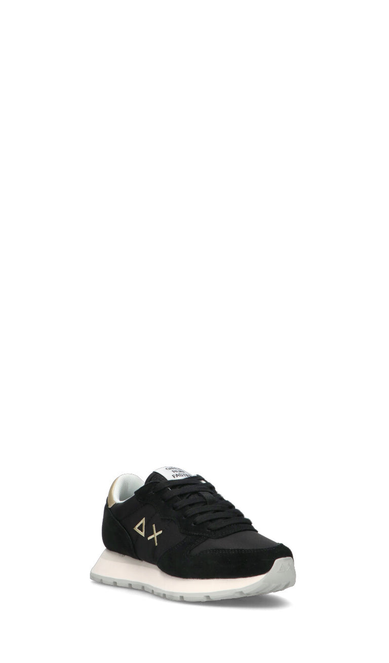 SUN68 Sneaker donna nera in suede
