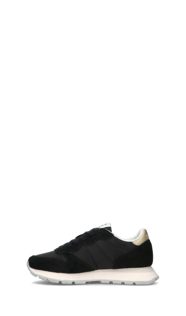 SUN68 Sneaker donna nera in suede