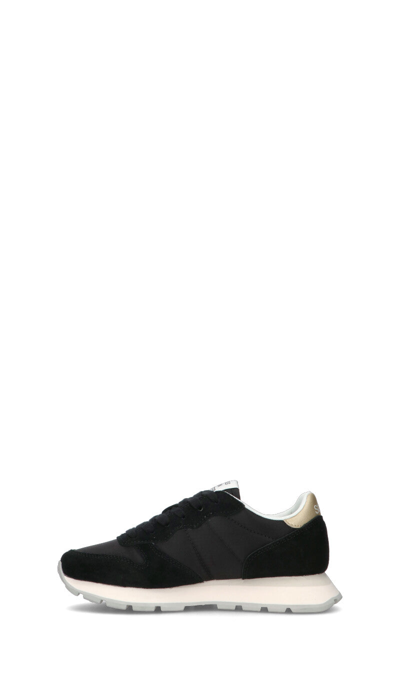 SUN68 Sneaker donna nera in suede