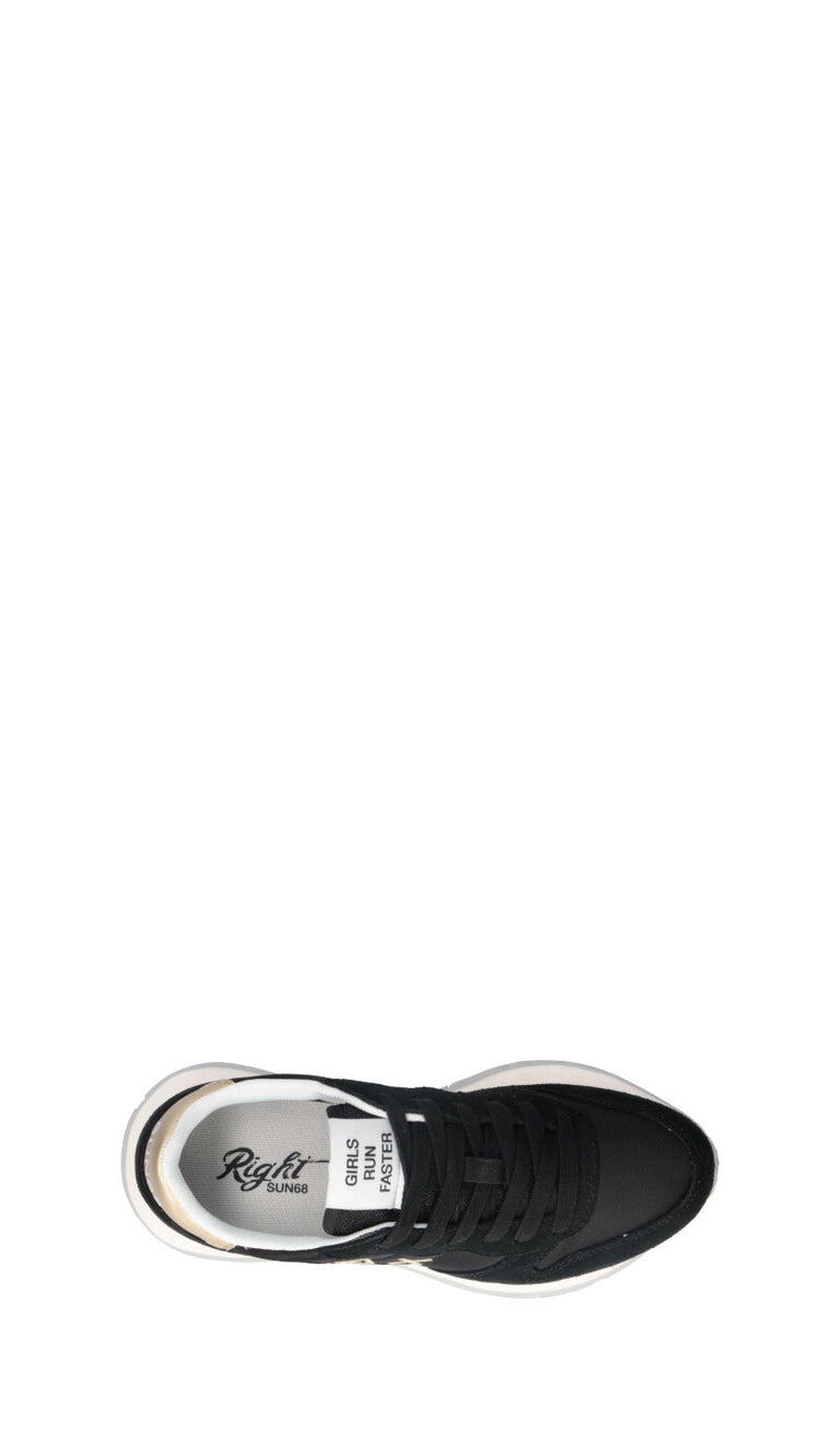 SUN68 Sneaker donna nera in suede