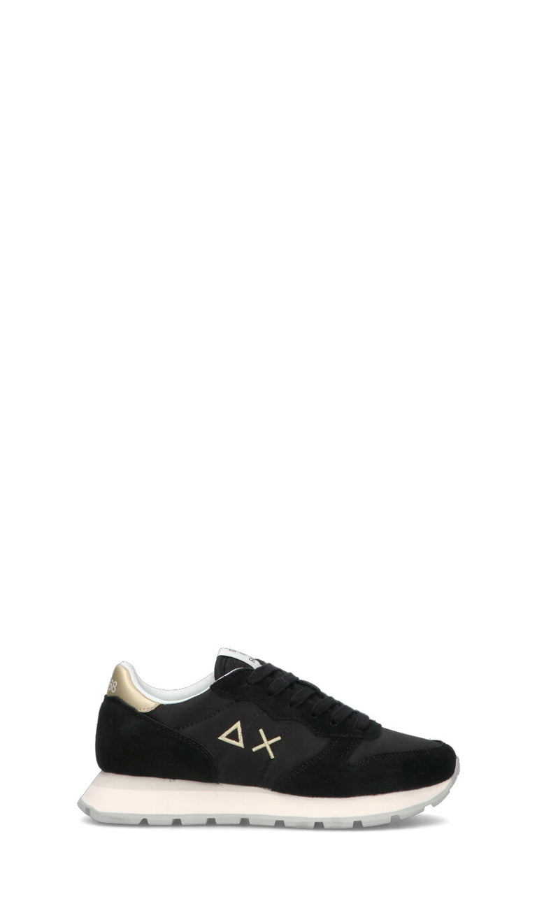 SUN68 Sneaker donna nera in suede