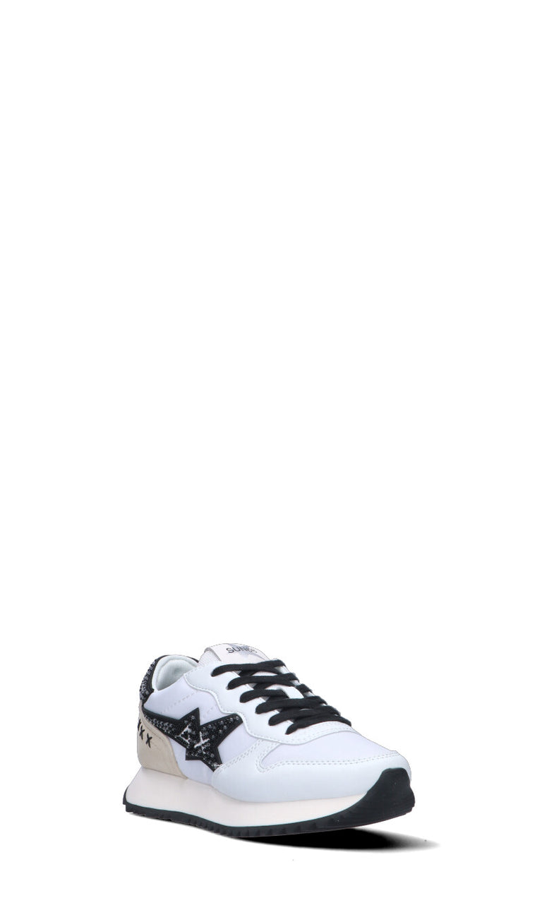 SUN68 Sneaker donna bianca/nera
