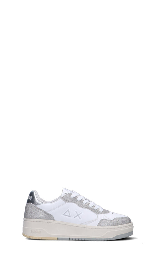 SUN68 Sneaker donna bianca/argento