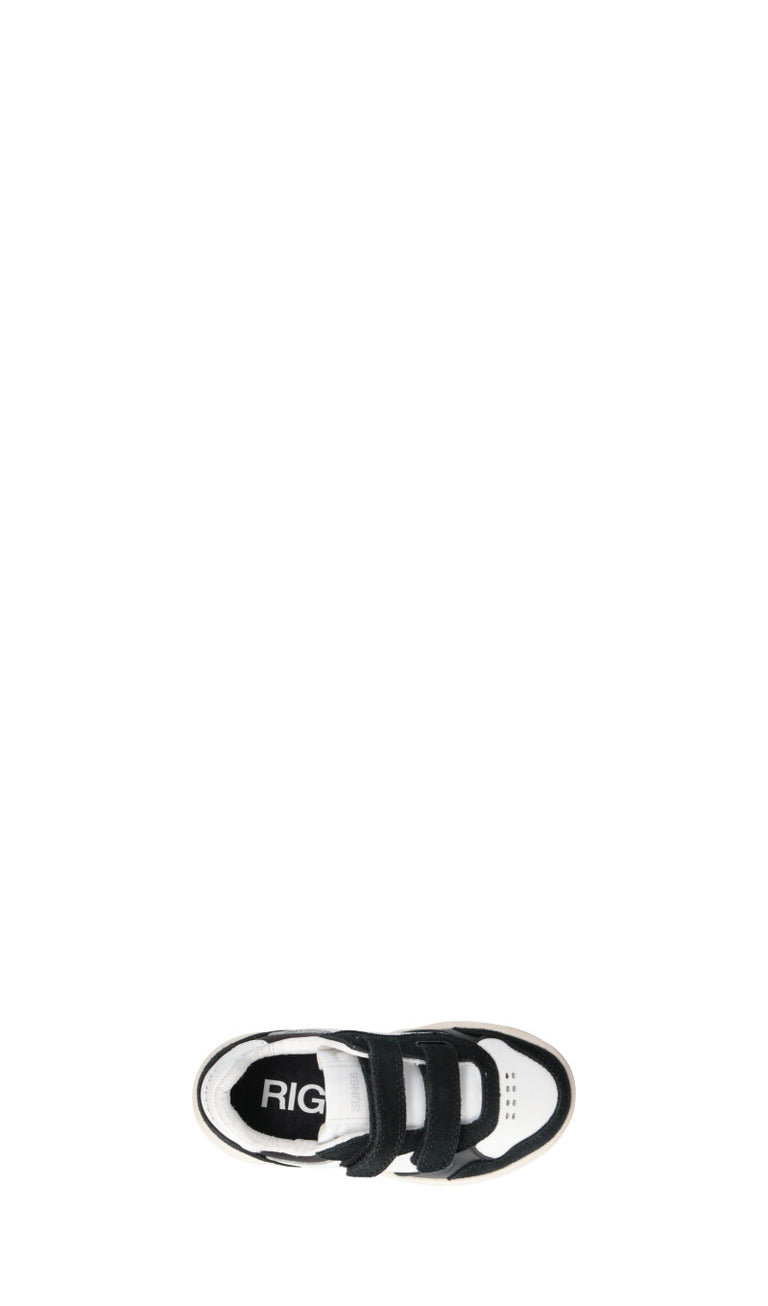 SUN 68 Sneaker unisex bimbi bianca/nera