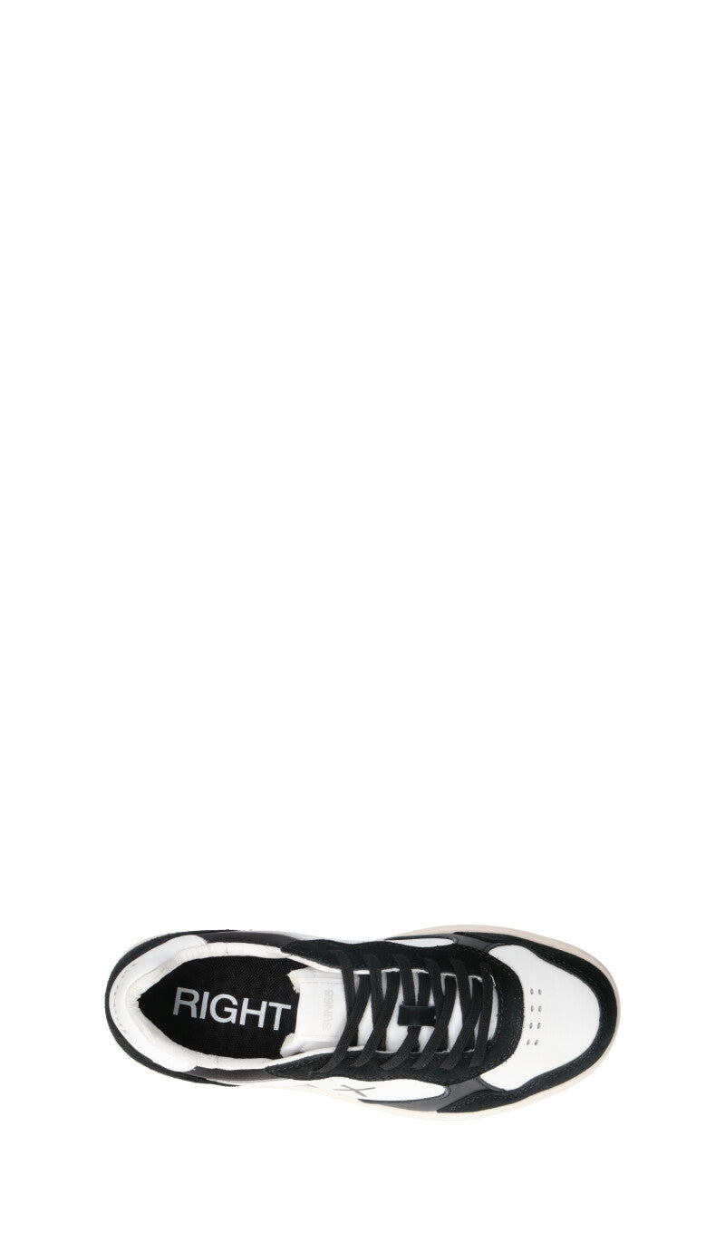 SUN68 Sneaker unisex ragazzi bianca/nera