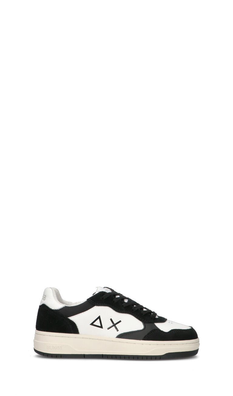 SUN68 Sneaker unisex ragazzi bianca/nera