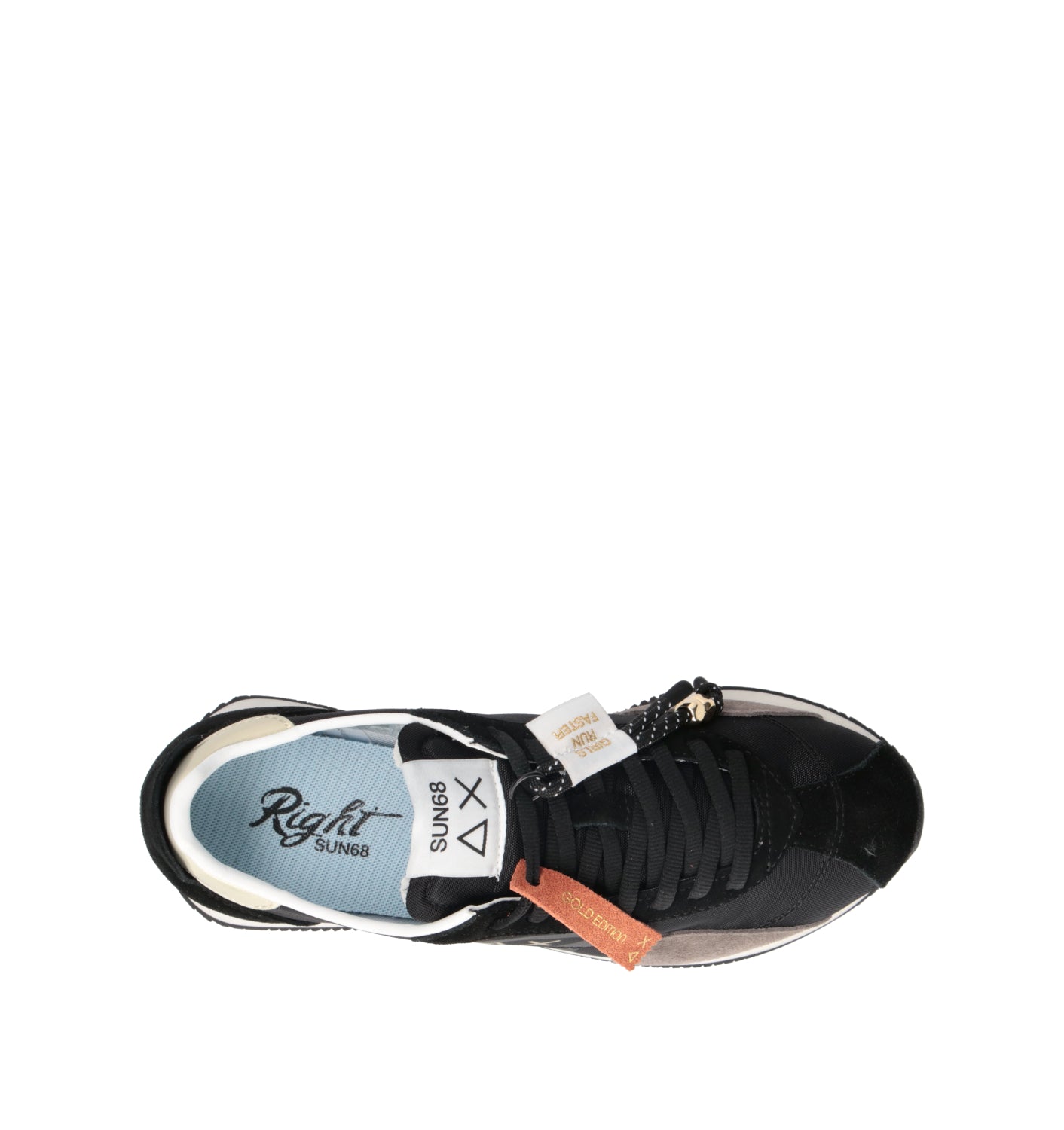 SUN68 Sneaker donna nera
