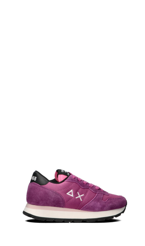 SUN68 Sneaker donna viola/rosa/nera in suede