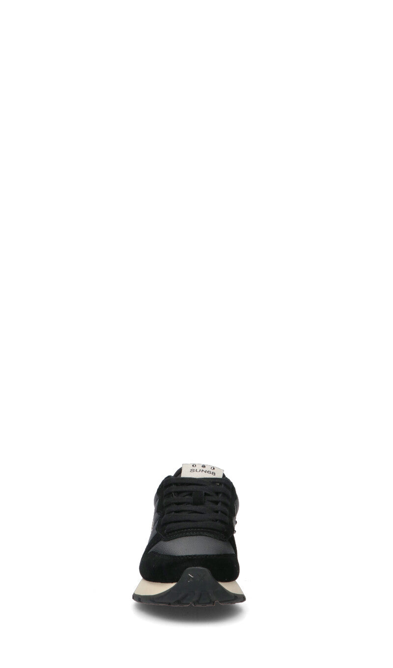 SUN68 Sneaker donna nera in suede