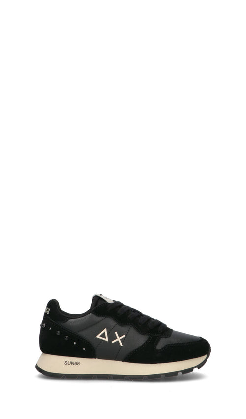 SUN68 Sneaker donna nera in suede