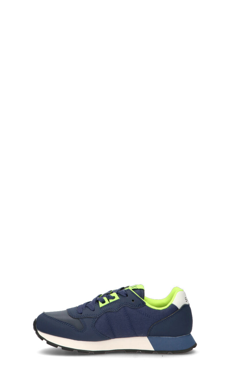 SUN68 Sneaker ragazzo blu in suede