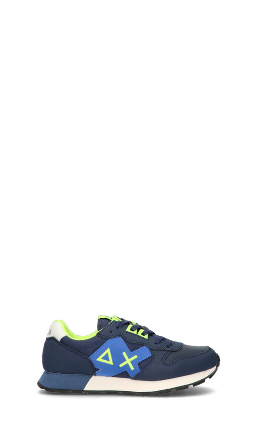 SUN68 Sneaker ragazzo blu in suede