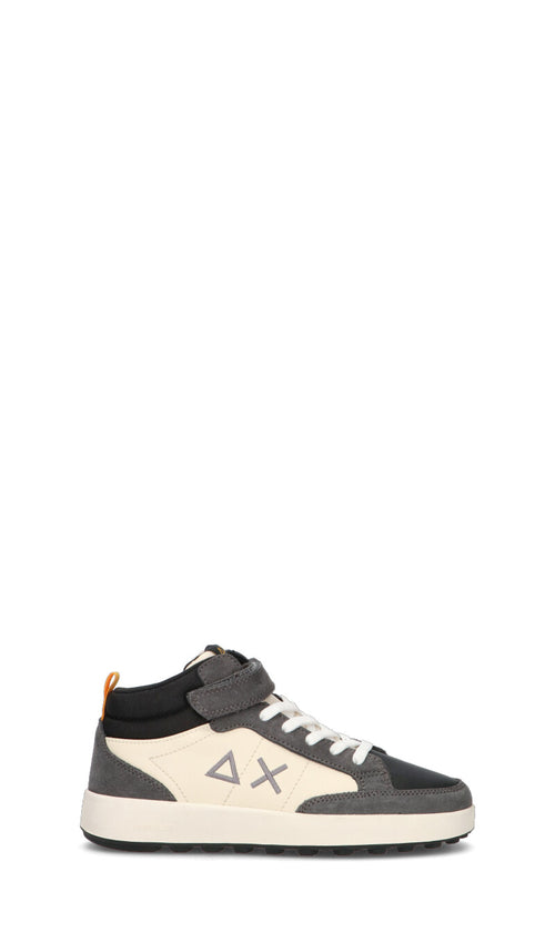 SUN68 Sneaker ragazzo/a grigia/beige in suede
