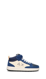 SUN68 Seaker ragazzo blu in suede
