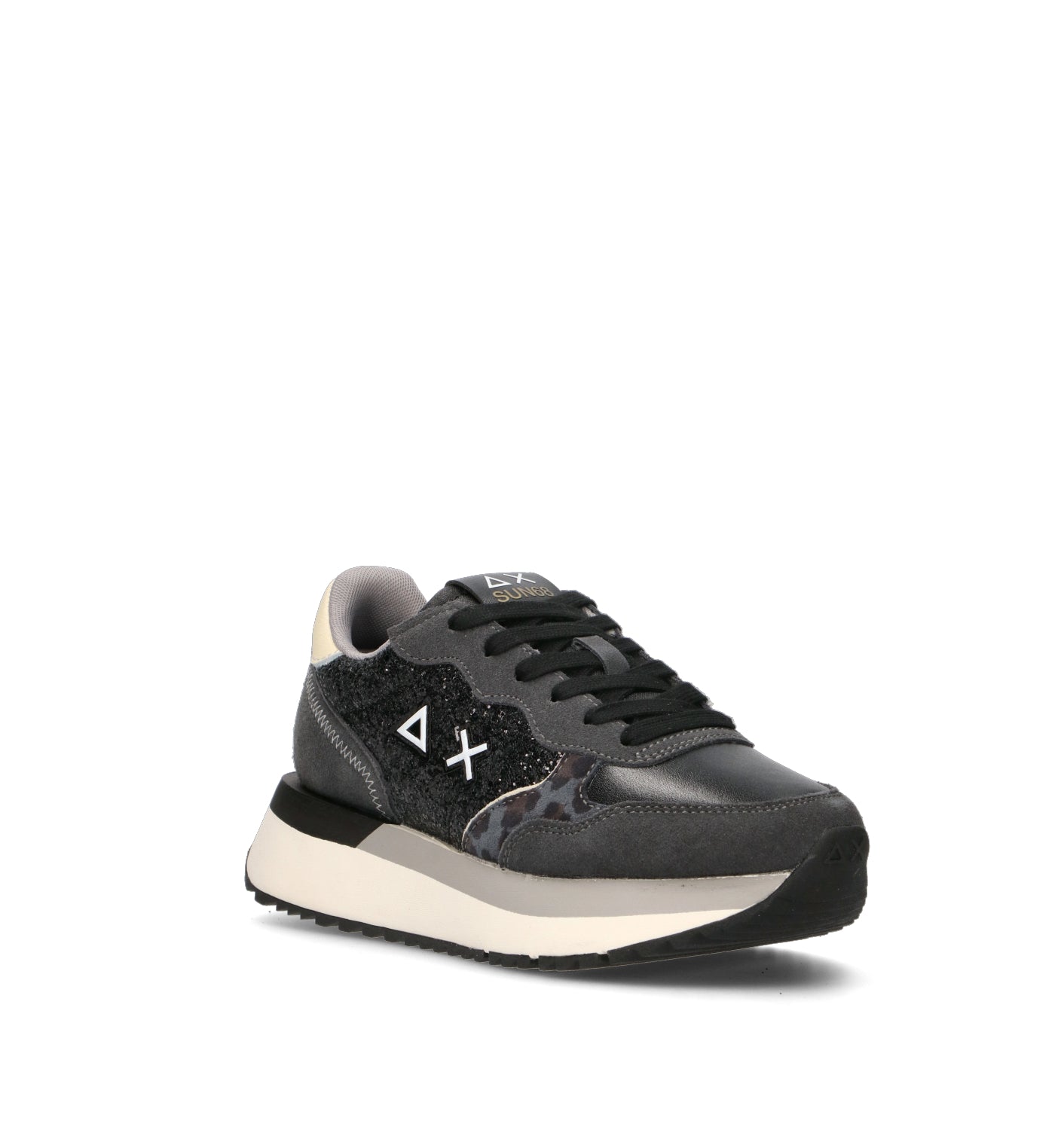 SUN68 Sneaker donna nera