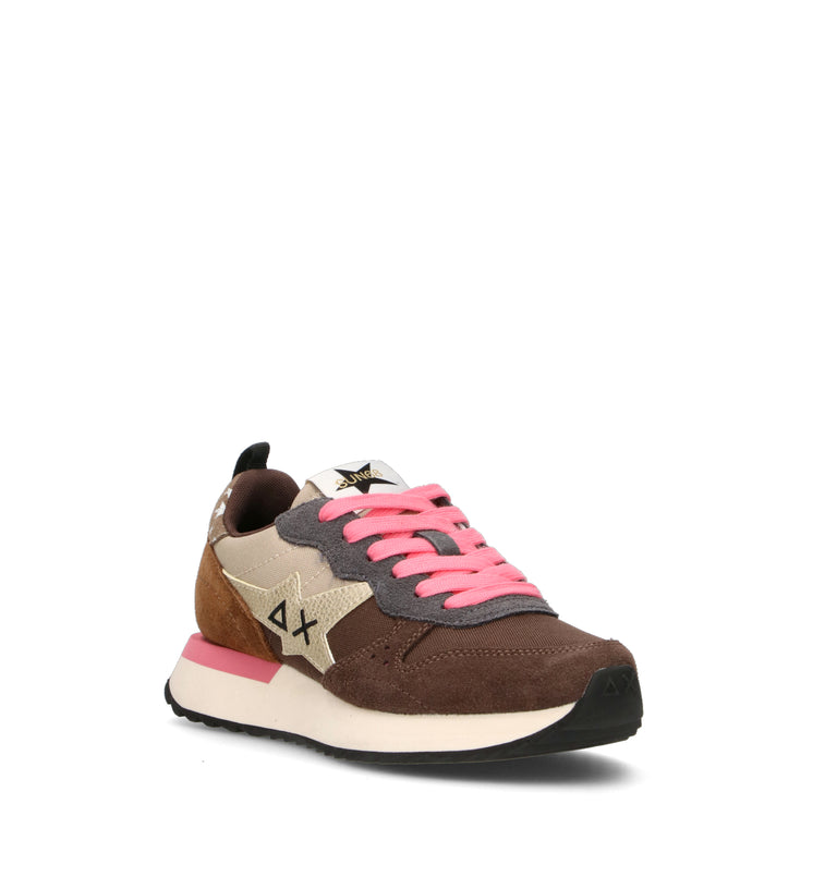 SUN68 Sneaker donna marrone/beige