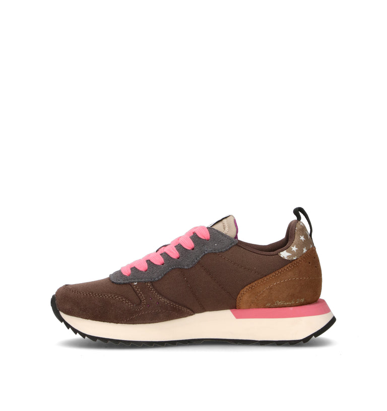 SUN68 Sneaker donna marrone/beige