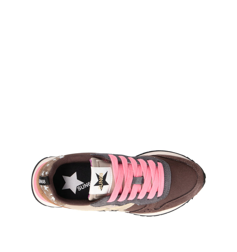 SUN68 Sneaker donna marrone/beige