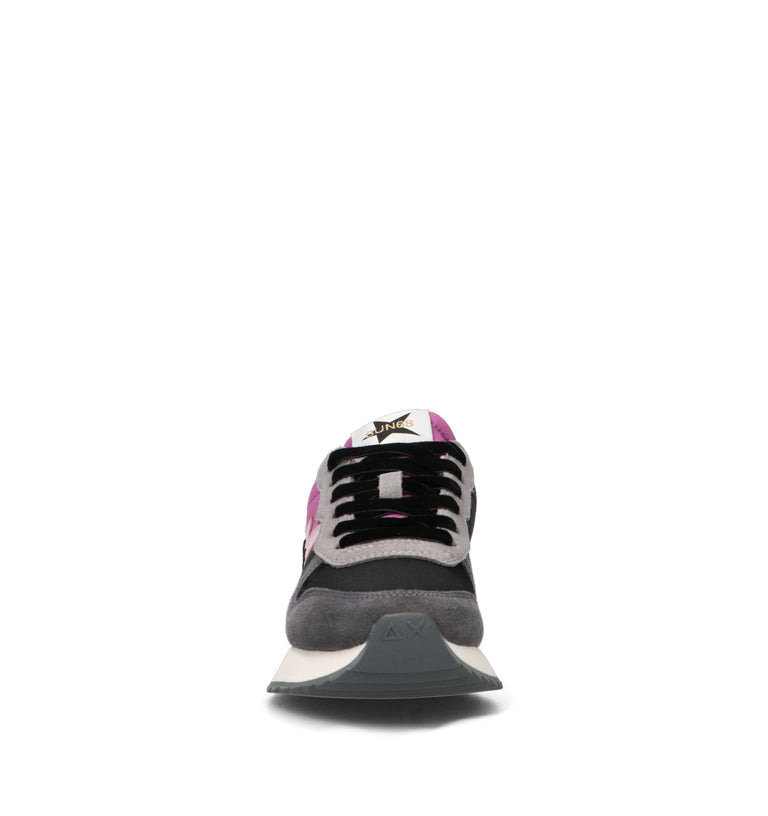 SUN68 Sneaker donna nera/rosa