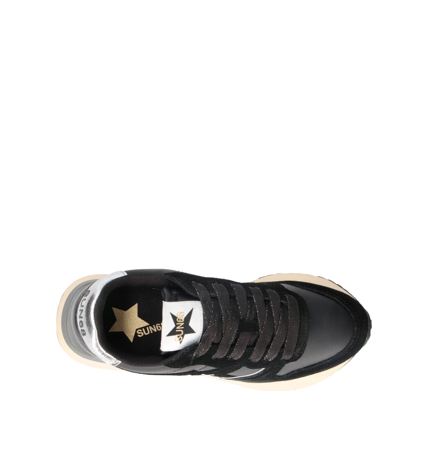 SUN68 Sneaker donna nera