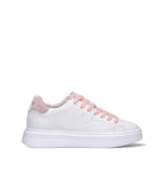 SUN68 Sneaker donna bianca/rosa in pelle