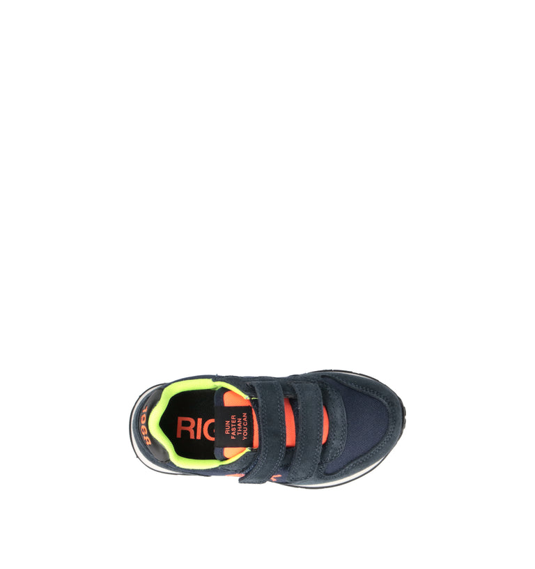 SUN68 Sneaker bimbo blu