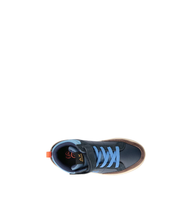 SUN68 Sneaker bimbo blu