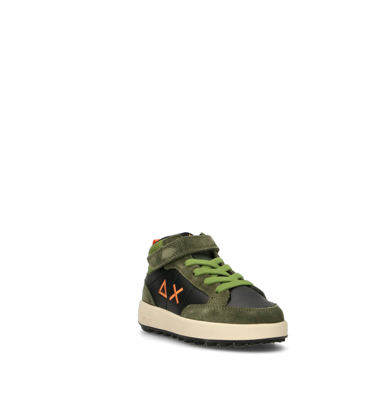 SUN68 Sneaker bimbo verde
