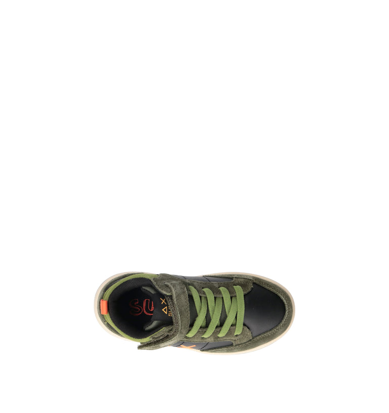 SUN68 Sneaker bimbo verde