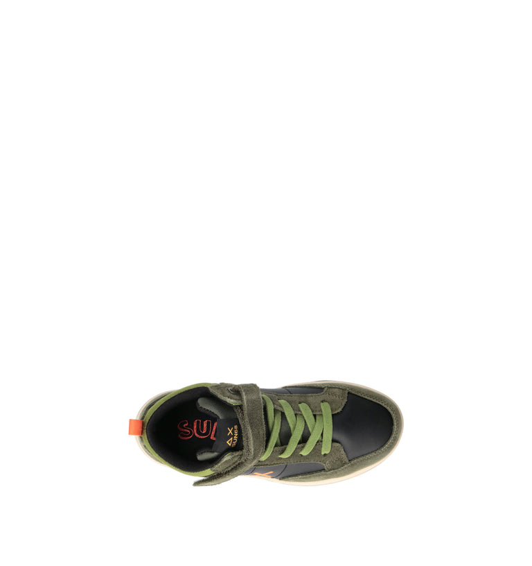 SUN68 Sneaker bimbo verde
