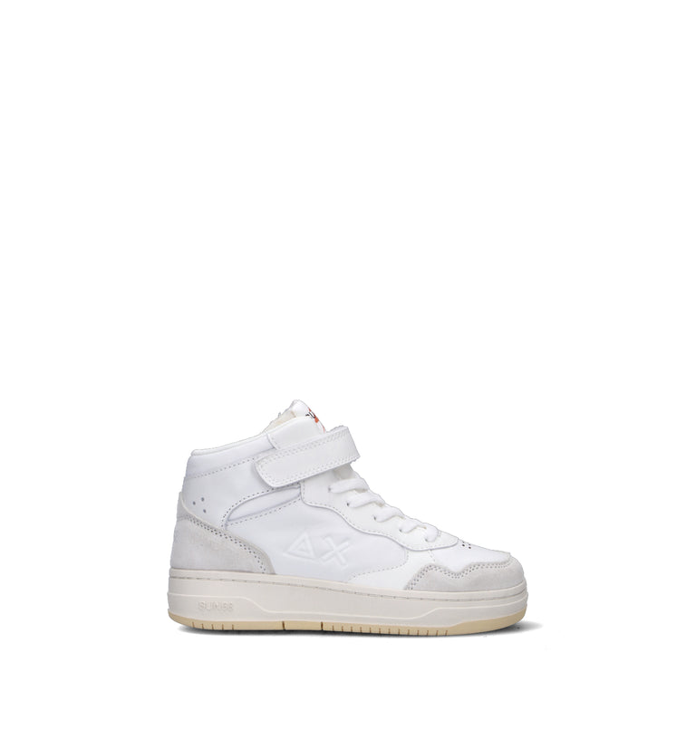SUN68 Sneaker bimbi bianca