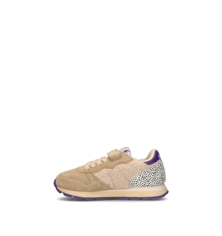 SUN68 Sneaker bimba beige