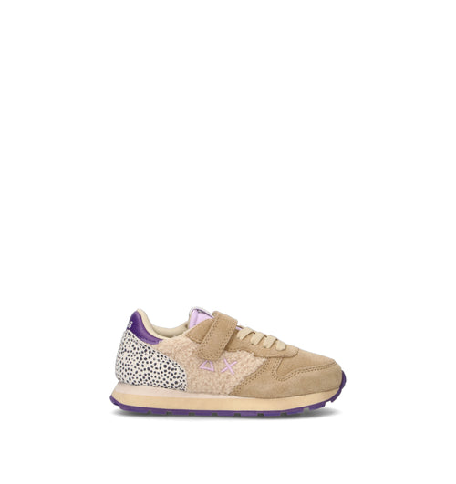 SUN68 Sneaker bimba beige