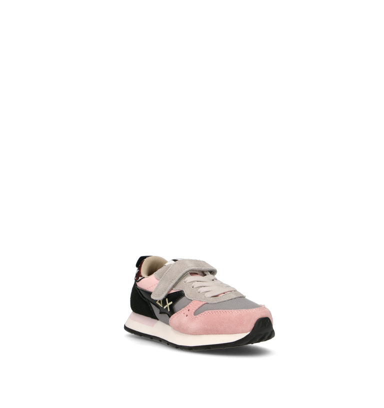 SUN68 Sneaker bimba rosa/grigia